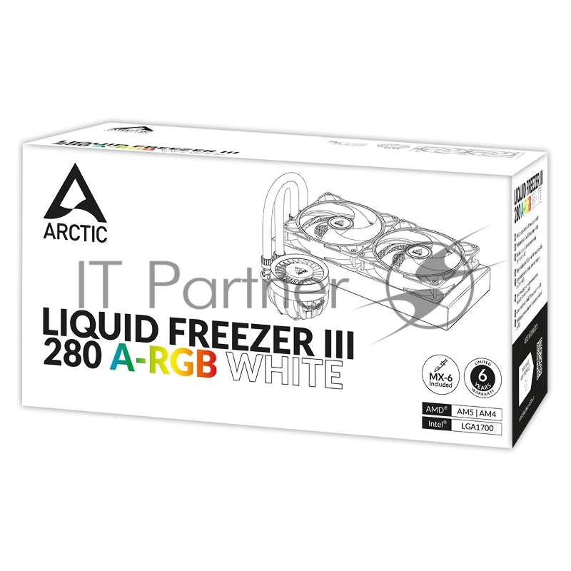 Жидкостная система охлаждения Arctic Cooling Liquid Freezer III-280 Multi Compatible All-In-One CPU Water Cooler (ACFRE00135A)