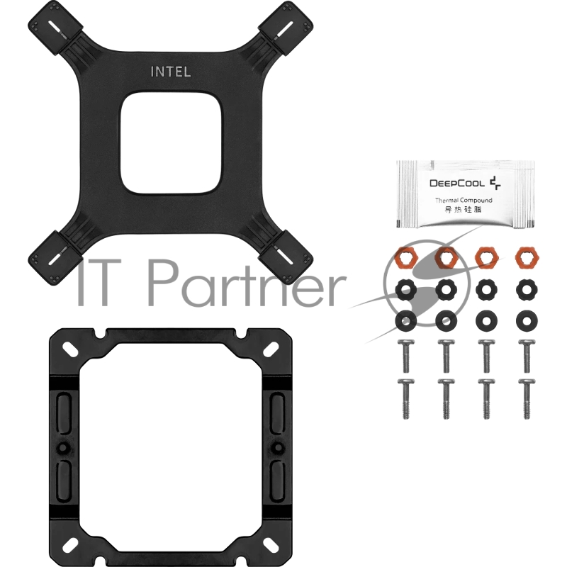 Вентилятор для процессора Deepсool AG400 WH ARGB Socket 115X/1700/1200/AM4/AM5, 120mm, 2000rpm, 31,6 дБ, 220W, PWM 4-pin, Al+Cu (R-AG400-WHANMC-G-2)