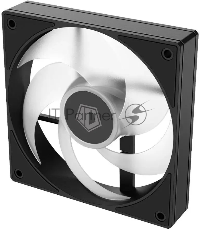 Вентилятор для корпуса ID-COOLING AS-120-ARGB-K (120mm, 2000rpm, 58.0 CFM, 27.2 дБ, PWM 4-pin, ARGB, black) (AS-120-ARGB-K)