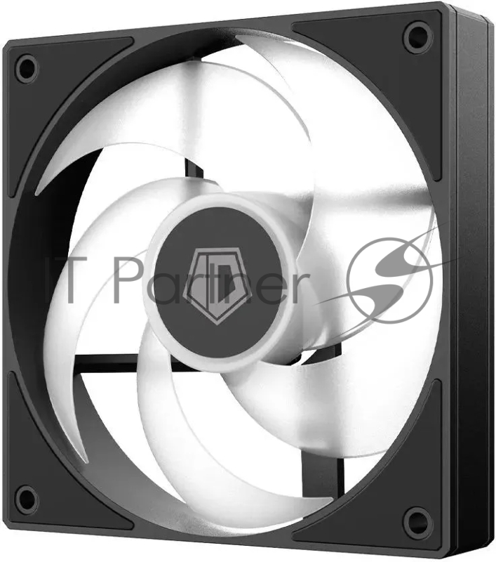 Вентилятор для корпуса ID-COOLING AS-120-ARGB-K (120mm, 2000rpm, 58.0 CFM, 27.2 дБ, PWM 4-pin, ARGB, black) (AS-120-ARGB-K)