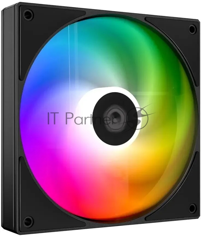 Вентилятор для корпуса ID-COOLING AS-120-ARGB-K (120mm, 2000rpm, 58.0 CFM, 27.2 дБ, PWM 4-pin, ARGB, black) (AS-120-ARGB-K)