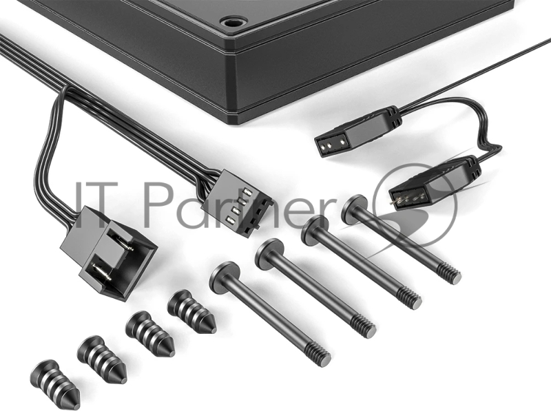 Вентилятор для корпуса ID-COOLING AS-120-ARGB-K TRIO (3 pcs, 120mm, 2000rpm, 58.0 CFM, 27.2 дБ, PWM 4-pin, ARGB, black) (AS-120-ARGB-K TRIO)