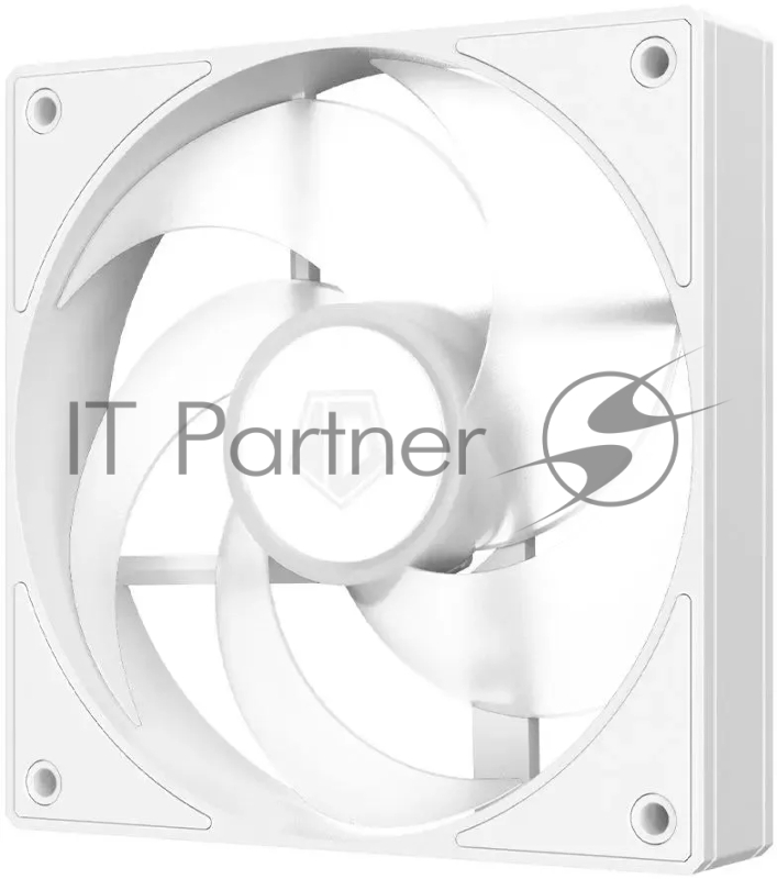 Вентилятор для корпуса ID-COOLING AS-120-ARGB-W (120mm, 2000rpm, 58.0 CFM, 27.2 дБ, PWM 4-pin, ARGB, white) (AS-120-ARGB-W)
