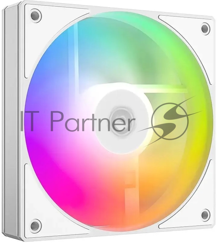 Вентилятор для корпуса ID-COOLING AS-120-ARGB-W (120mm, 2000rpm, 58.0 CFM, 27.2 дБ, PWM 4-pin, ARGB, white) (AS-120-ARGB-W)