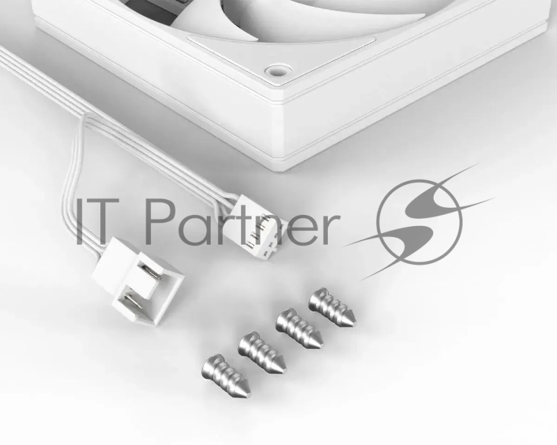 Вентилятор для корпуса ID-COOLING AS-120-W TRIO (3 pcs, 120mm, 2000rpm, 58.0 CFM, 27.2 дБ, PWM 4-pin, white) (AS-120-W TRIO)