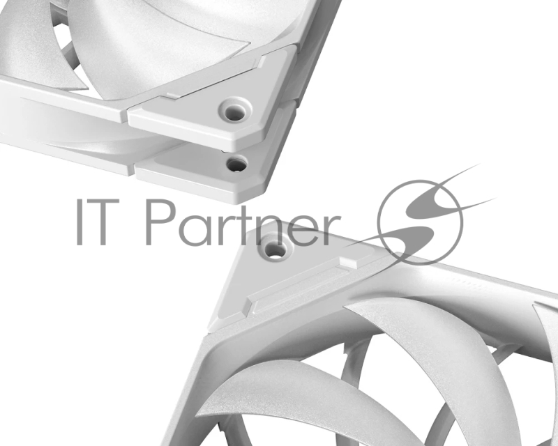 Вентилятор для корпуса ID-COOLING TF-12025-PRO SW (120mm, 1500rpm, 70 CFM, 28.9 дБ, PWM 4-pin, white) (TF-12025-PRO SW)