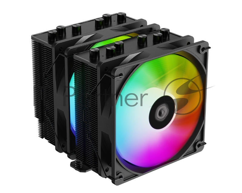 Вентилятор для процессора ID-COOLING SE-206-XT ARGB Socket AM4/AM5/115x/1200/1700, 120mm, 1800rpm, 35.2 дБ, 250W, PWM 4-pin, Al-Cu (SE-206-XT ARGB)