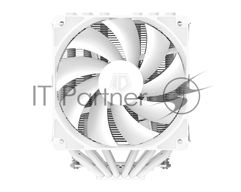 Вентилятор для процессора ID-COOLING SE-206-XT White Socket AM4/AM5/115x/1200/1700, 120mm, 1800rpm, 35.2 дБ, 250W, PWM 4-pin, Al-Cu (SE-206-XT White)