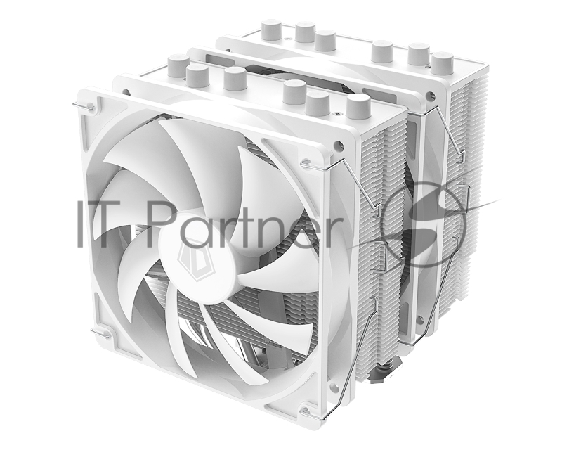 Вентилятор для процессора ID-COOLING SE-206-XT White Socket AM4/AM5/115x/1200/1700, 120mm, 1800rpm, 35.2 дБ, 250W, PWM 4-pin, Al-Cu (SE-206-XT White)