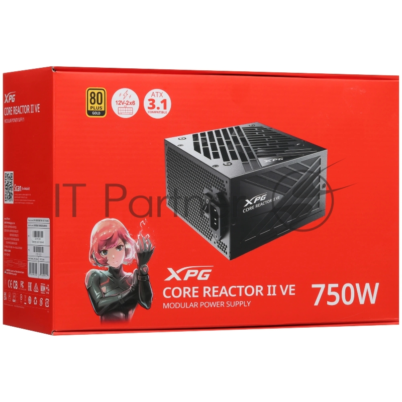 Блок питания XPG COREREACTORIIVE750G-BKCEU