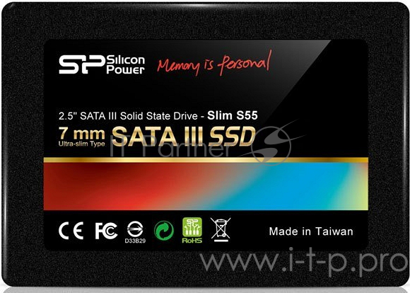 SSD диск 240ГБ 2.5 Silicon Power S55 SP240GBSS3S55S25 (SATA III)