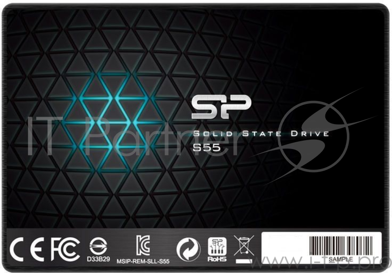 SSD диск 240ГБ 2.5 Silicon Power S55 SP240GBSS3S55S25 (SATA III)
