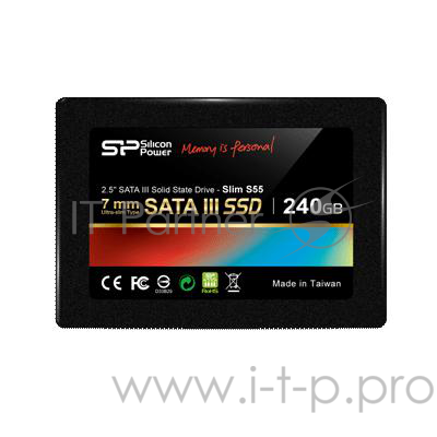 SSD диск 240ГБ 2.5 Silicon Power S55 SP240GBSS3S55S25 (SATA III)