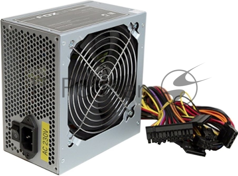 Блок питания Foxline FL550S 550W ATX PSU, 120FAN, 24 pin, 4 + 4 Pin (12V), 5*SATA, 2*4 pin molex, 1*FDD, 1*PCI-e(6 + 2 pin)