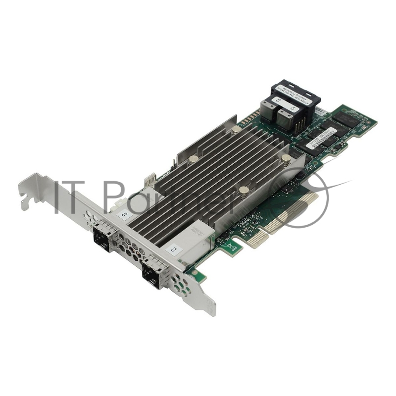 RAID-контроллер Broadcom MegaRAID 9480-8I8e SGL (05-50031-00 / 03-50031-15010) PCIe 3.1 x8 LP, SAS/SATA/NVMe, RAID 0,1,5,6,10,50,60, 16port(2 * int SFF8643 + 2 * ext SFF8644), 4GB Cache, 3516ROC RTL {5}, (003624)