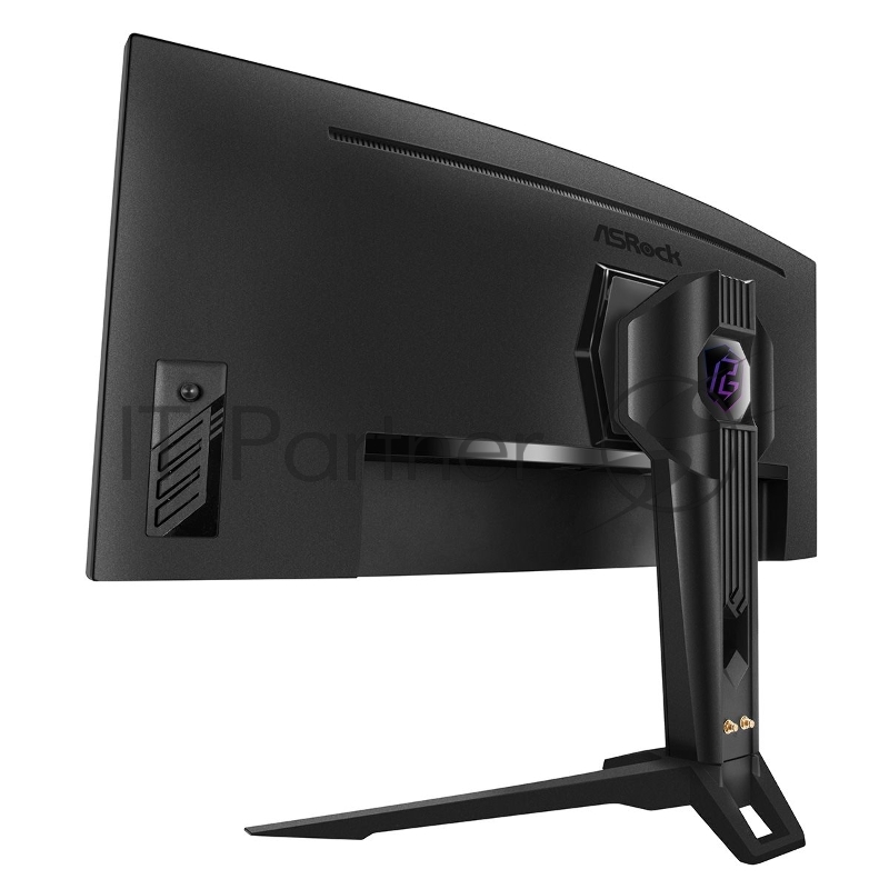 Монитор 34 ASRock Phantom Gaming PG34QRT2B Black (VA, 3440x1440, 2xHDMI+2xDP, 1 ms, 178°/178°, 500 cd/m, 3000:1, 180Hz, HDR400, MM, Curved 1500R, Height adjustment)