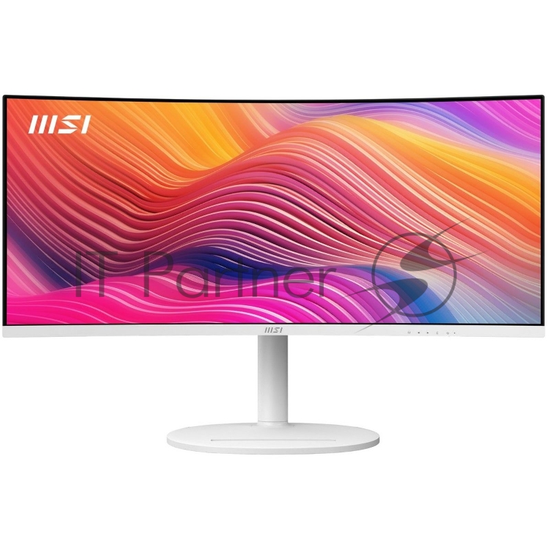 Монитор 34 MSI Modern MD342CQPW White (VA, 3440x1440, HDMI+HDMI+DP+Type C, USB, 1 ms, 178°/178°, 300 cd/m, 3000:1 (100M:1), 120Hz, Curved 1500R)