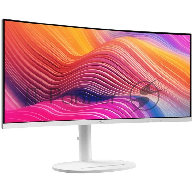 Монитор 34 MSI Modern MD342CQPW White (VA, 3440x1440, HDMI+HDMI+DP+Type C, USB, 1 ms, 178°/178°, 300 cd/m, 3000:1 (100M:1), 120Hz, Curved 1500R)