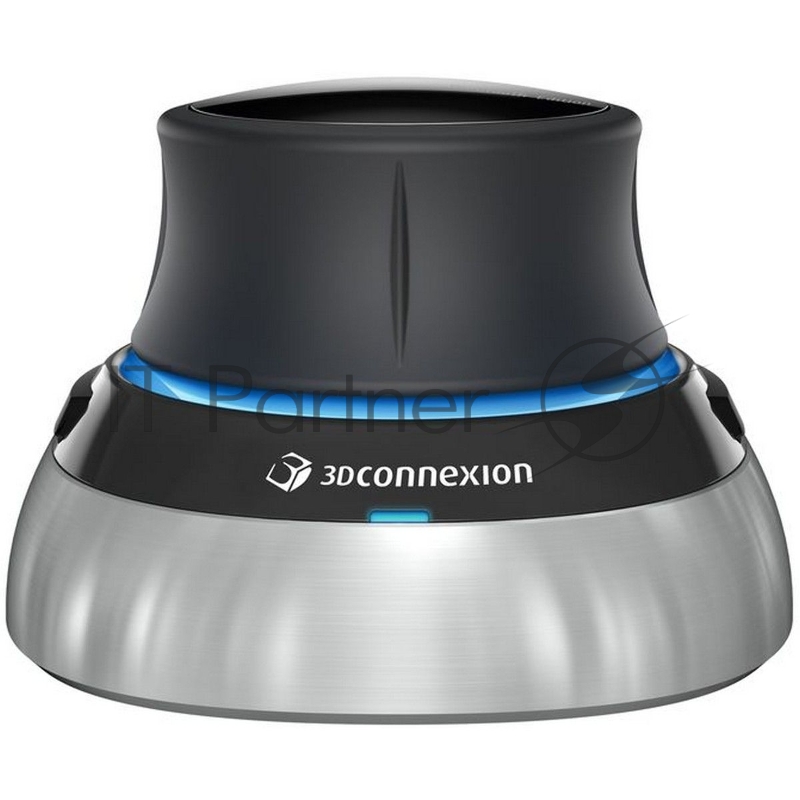 Мышь беспроводная 3DConnexion SpaceMouse Wireless (3DX-700115) черный/серебристый, радиоканал, Bluetooth, USB, кнопки - 2