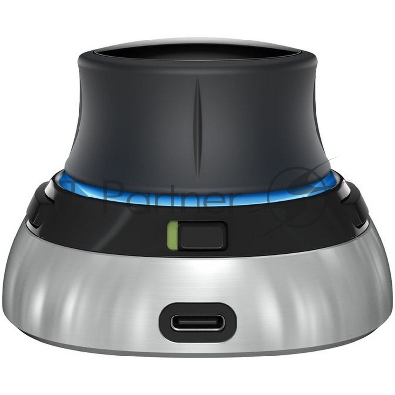 Мышь беспроводная 3DConnexion SpaceMouse Wireless (3DX-700115) черный/серебристый, радиоканал, Bluetooth, USB, кнопки - 2