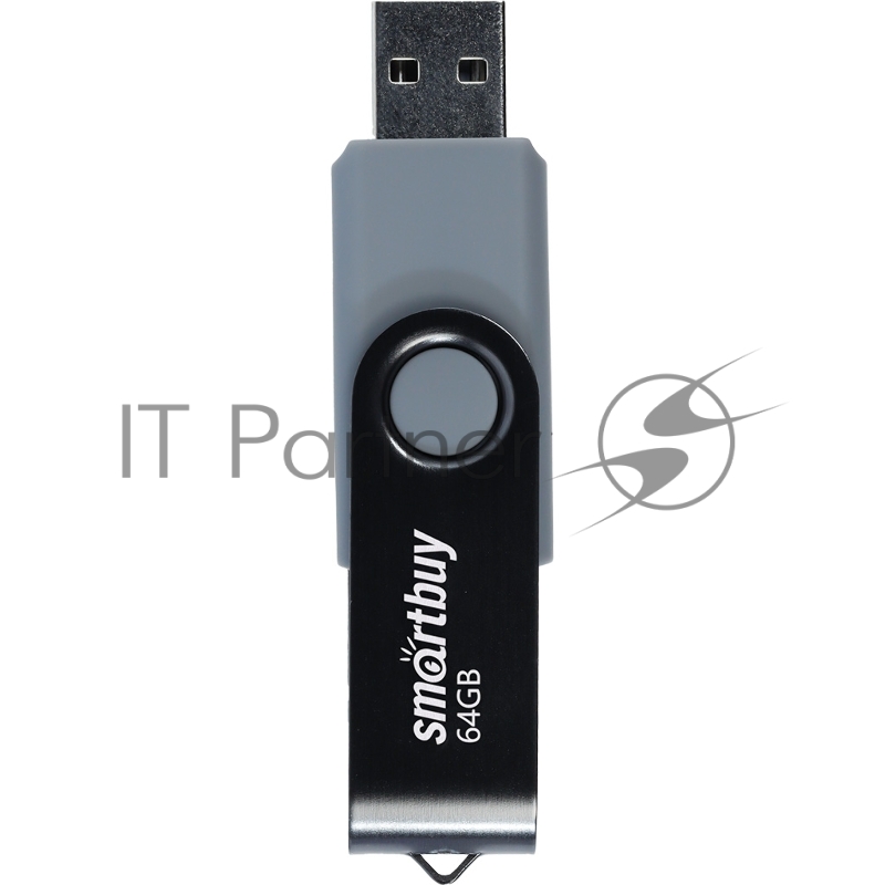 Флеш-память USB 2.0 SmartBuy 64GB Twist Black (SB064GB2TWK)