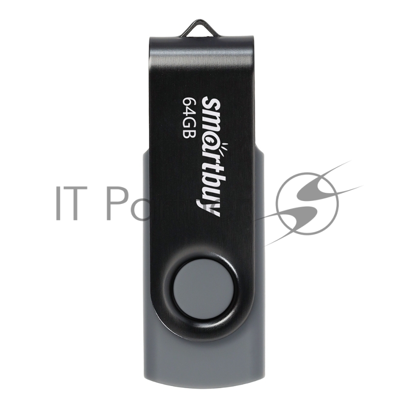 Флеш-память USB 2.0 SmartBuy 64GB Twist Black (SB064GB2TWK)