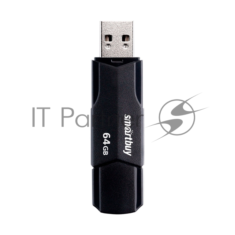 Флеш-память USB 2.0 SmartBuy 64GB CLUE Black (SB64GBCLU-K)
