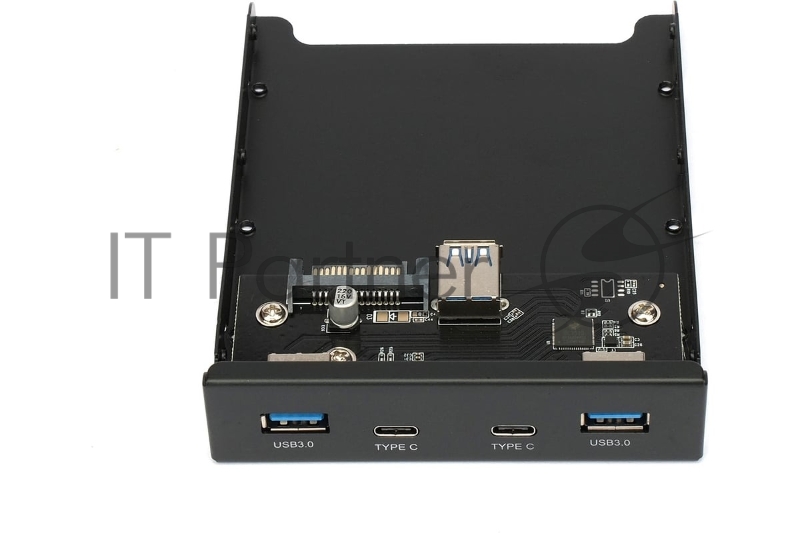 Планка USB 3.0 на переднюю панель 3.5 Gembird, FP3.5-USB3-2A2C, 2xUSB-A 3.0 + 2xType-C