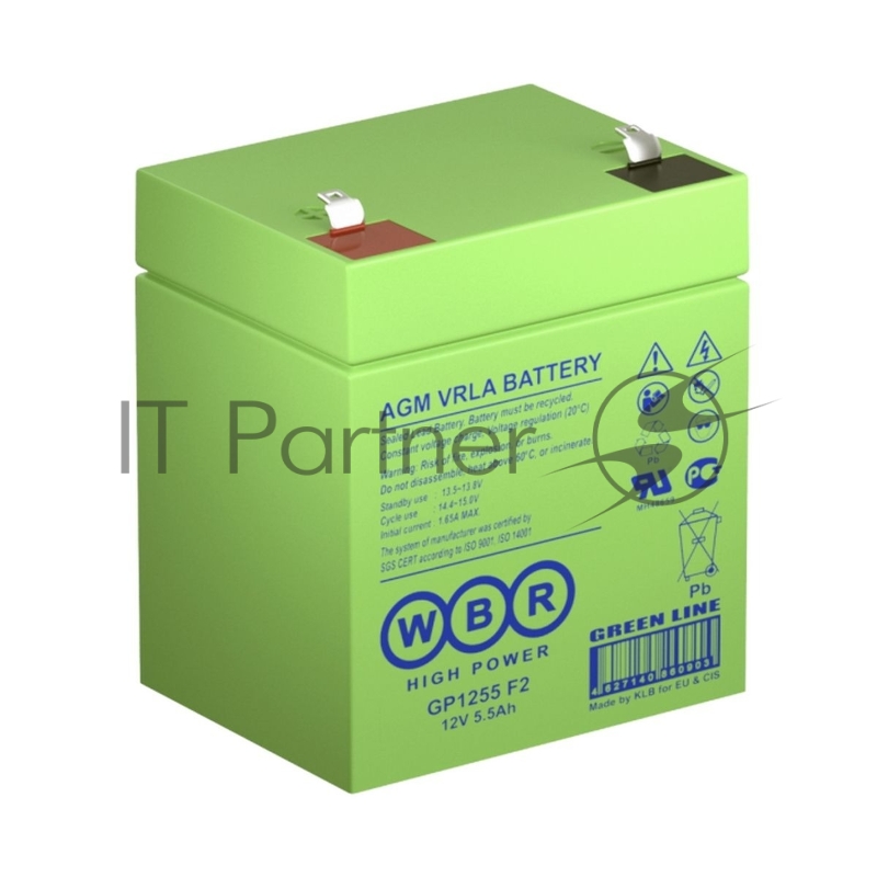 Аккумулятор WBR GP1255 F2
