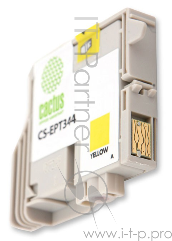 Картридж струйный Cactus CS-EPT344 желтый для Epson Stylus Photo 2100 (15.4мл)