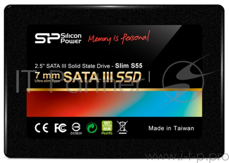 SSD диск 120ГБ 2.5 Silicon Power S55 SP120GBSS3S55S25 (SATA III)