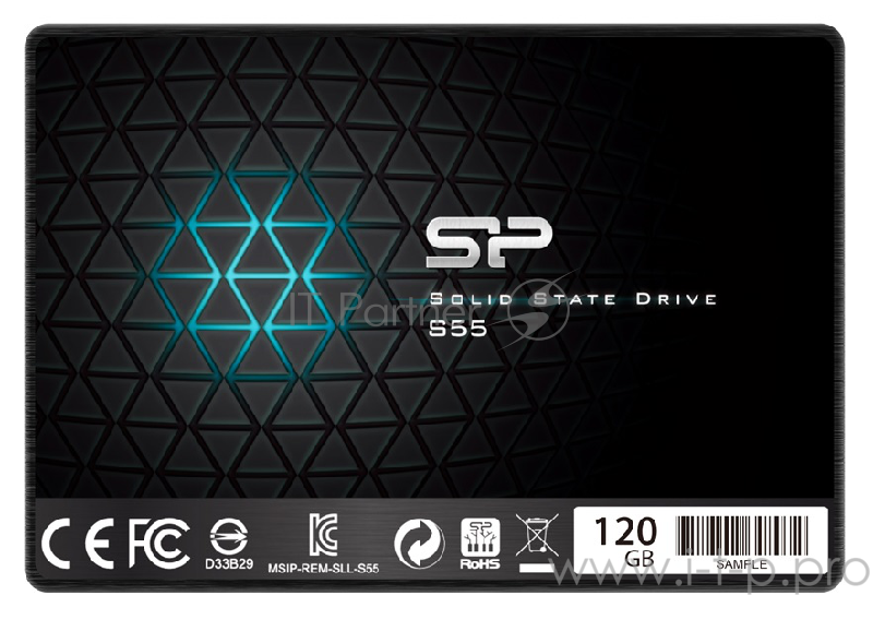 SSD диск 120ГБ 2.5 Silicon Power S55 SP120GBSS3S55S25 (SATA III)