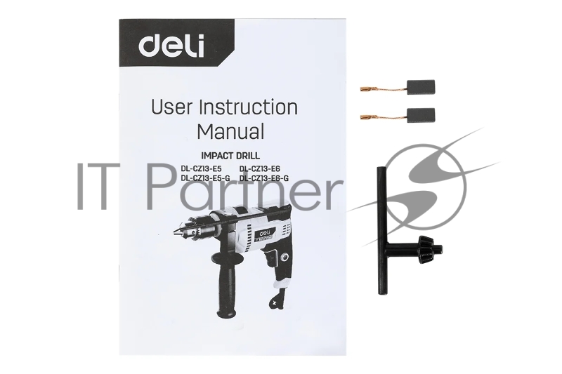 Дрель сетевая ударная Deli DL-CZ13-E5 (650Вт, 13мм, 3000об/мин, 48000 уд/мин, картон)