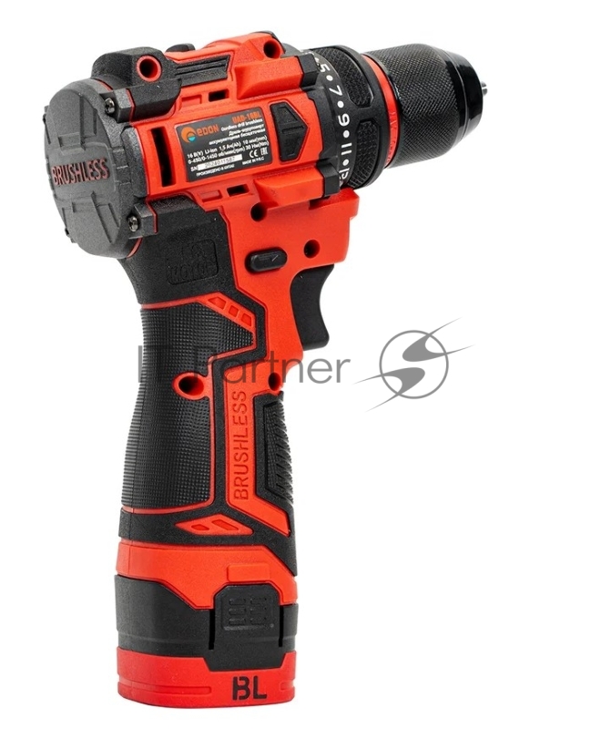 Дрель-шуруповерт аккумуляторная EDON UAD-16BL (2 АКБ*1,5Ач+ЗУ, 16В, 30Нм, кейс)