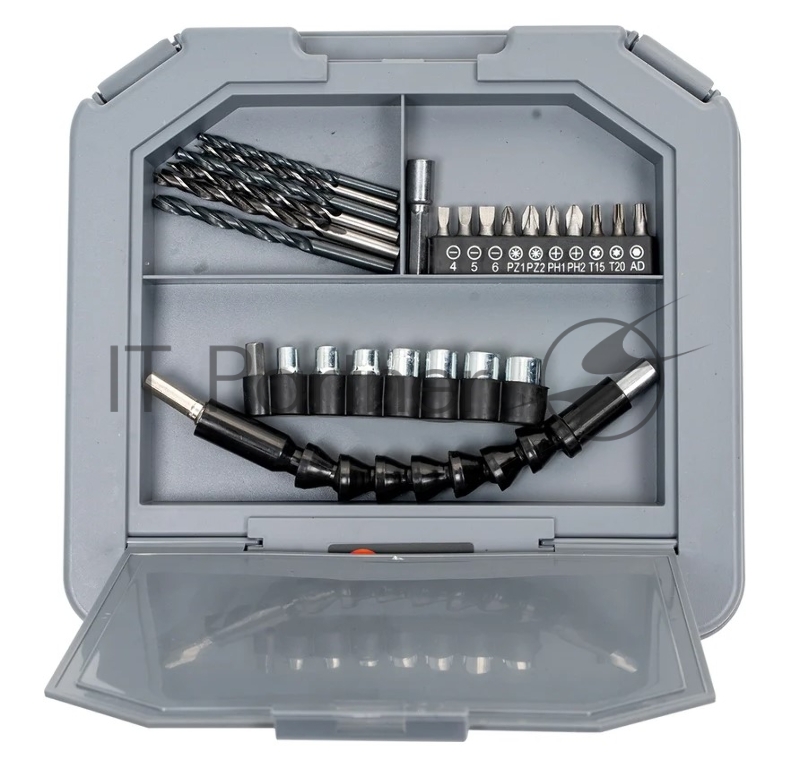 Дрель-шуруповерт аккумуляторная EDON UAD-16BL (2 АКБ*1,5Ач+ЗУ, 16В, 30Нм, кейс)