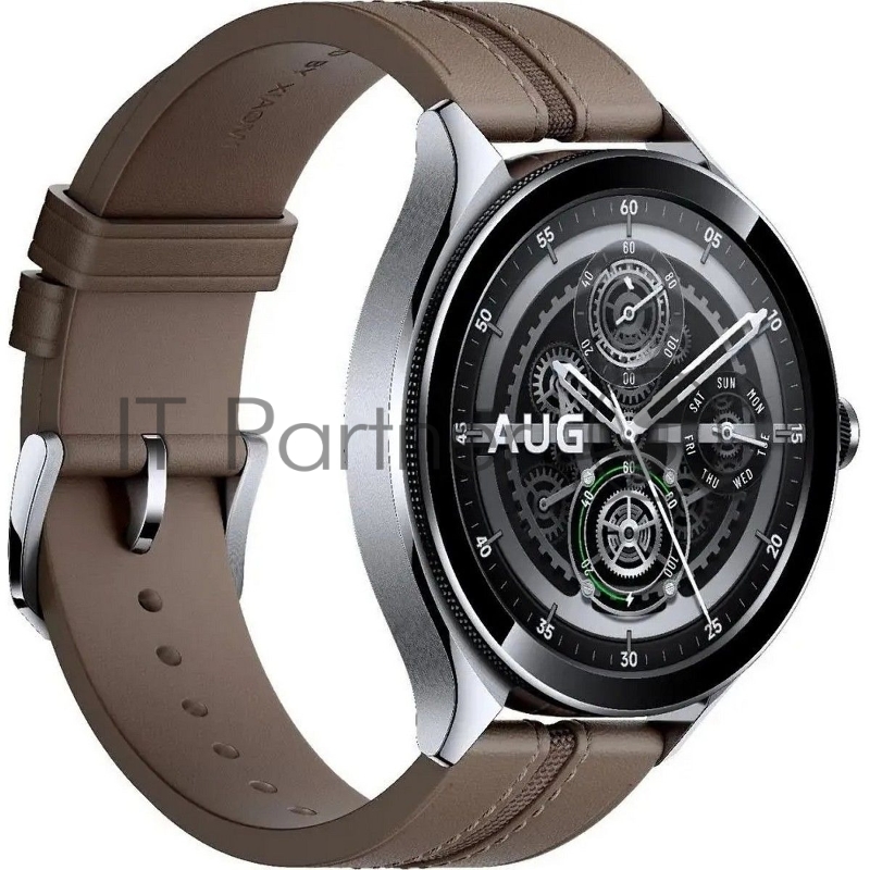 Смарт-часы Xiaomi Watch 2 Pro - 4G LTE Silver Case with Brown Leather Strap M2233W1 (BHR7210GL)