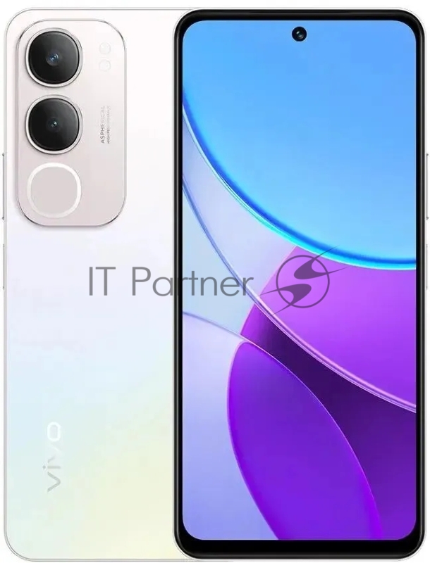 Смартфон vivo Y19s 6+128 ГБ Жемчужное сияние