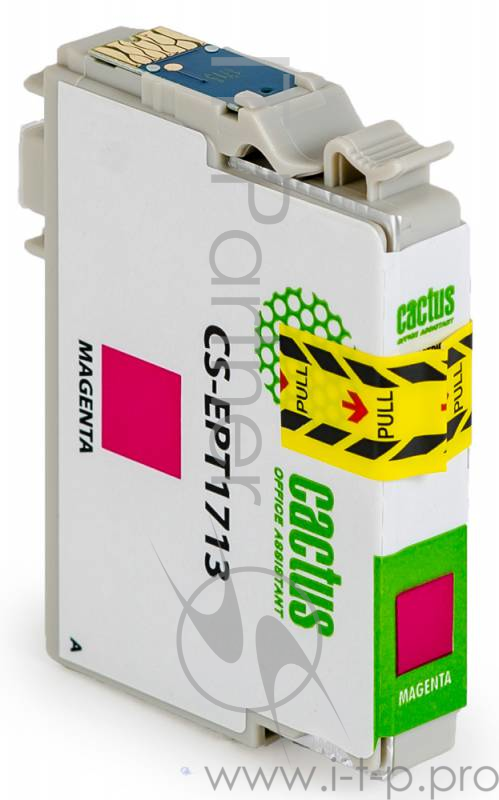 Картридж струйный Cactus CS-EPT1713 пурпурный для Epson Expression Home XP-33/103/203/207 (10ml)