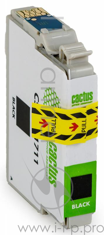 Картридж струйный Cactus CS-EPT1711 черный для Epson Expression Home XP-33/103/203/207/303 (14,6ml)
