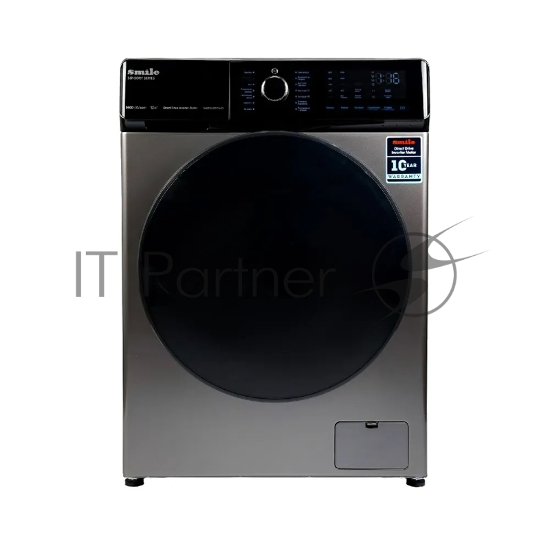 Стиральная машина SMILE SWMSW12DG1400 графит/черный