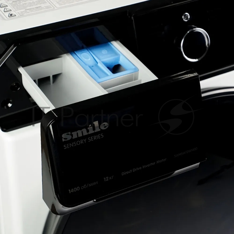 Стиральная машина SMILE SWMSW12W1400 белый/черный