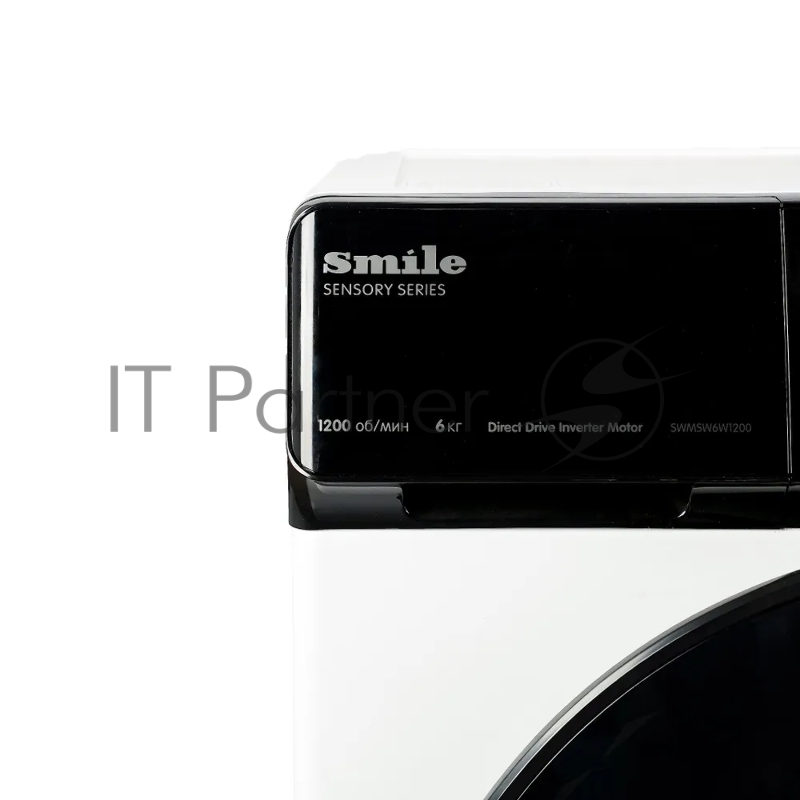 Стиральная машина SMILE SWMSW6W1200 белый/черный