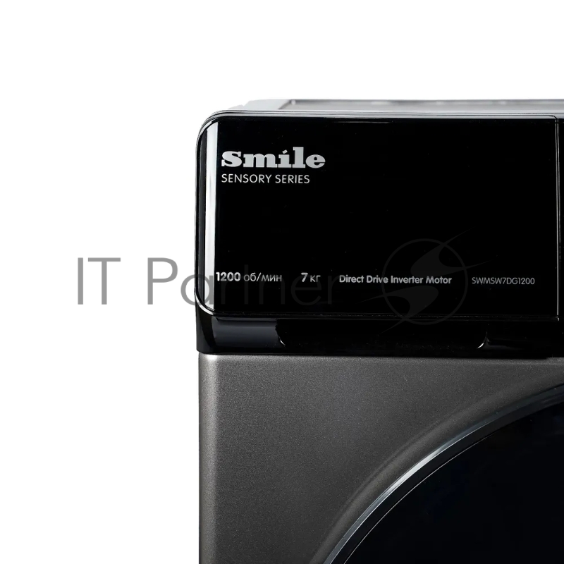 Стиральная машина SMILE SWMSW7DG1200 графит/черный