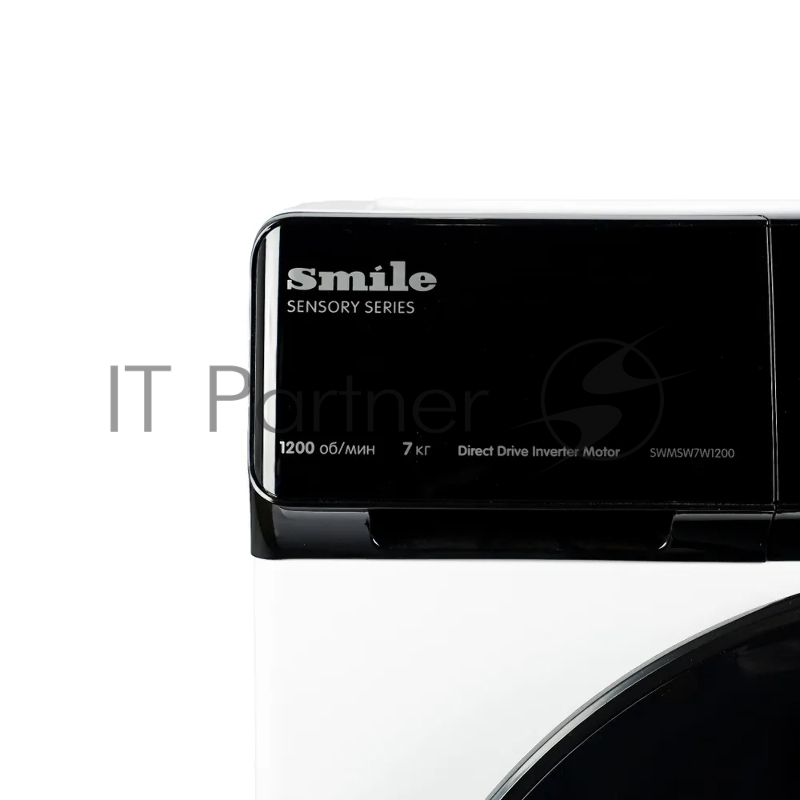 Стиральная машина SMILE SWMSW7W1200 белый/черный