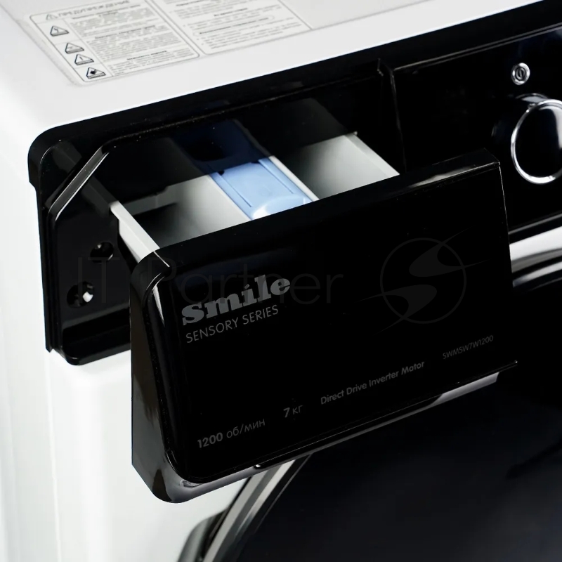 Стиральная машина SMILE SWMSW7W1200 белый/черный