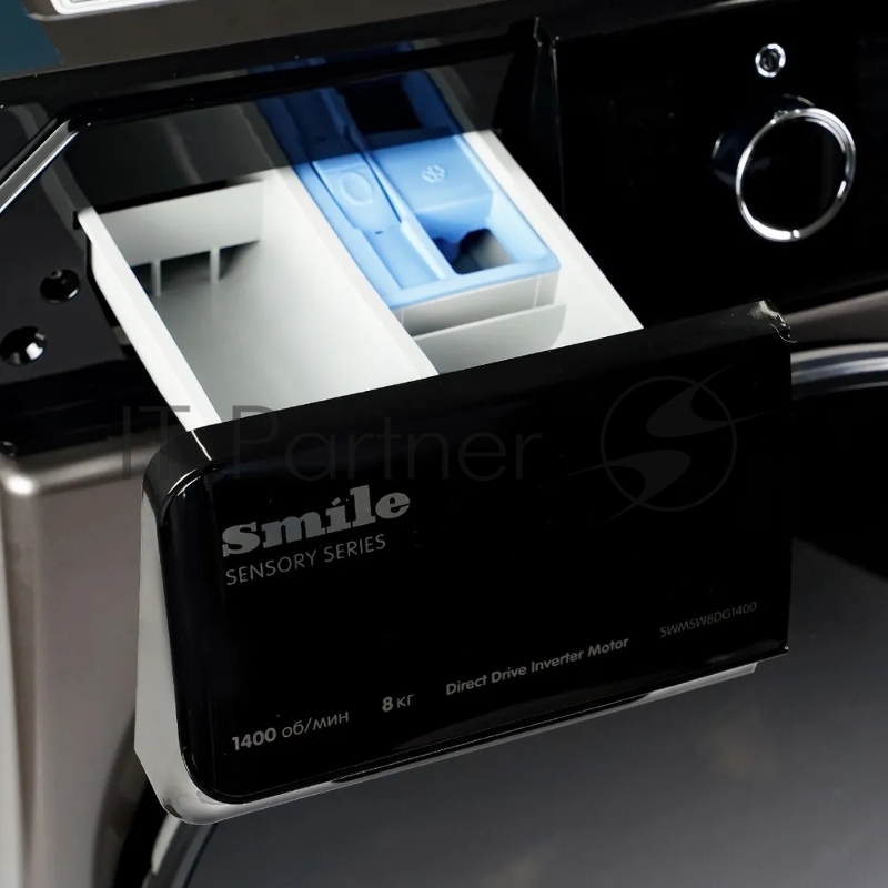 Стиральная машина SMILE SWMSW8DG1400 графит/черный