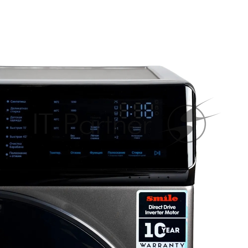 Стиральная машина SMILE SWMSW8DG1400 графит/черный