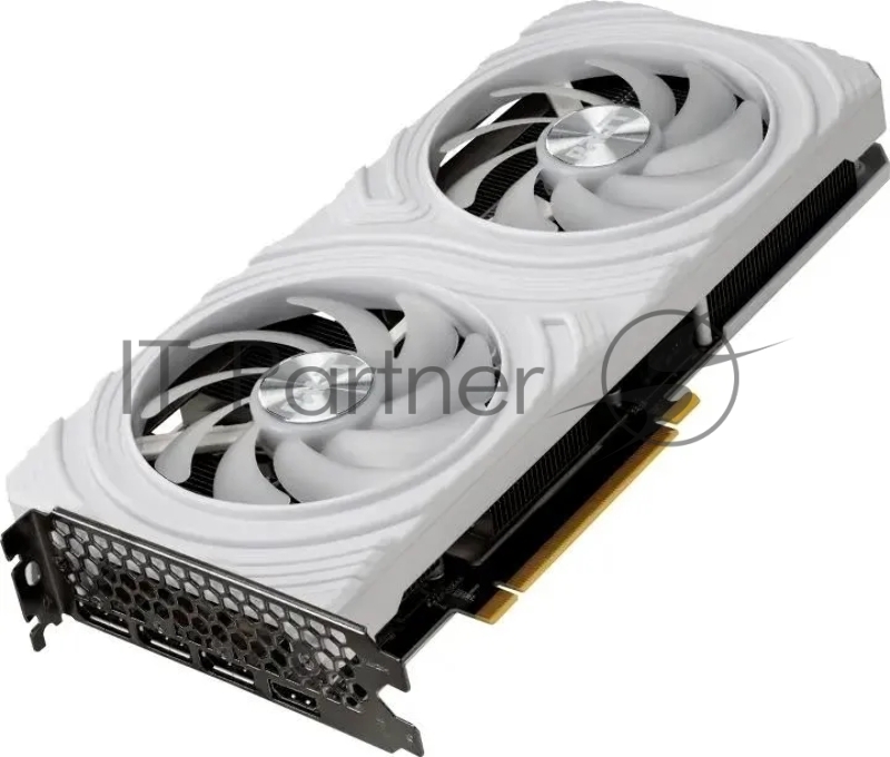 Видеокарта Palit PCI-E 4.0 RTX4060TI DUAL WHITE NVIDIA GDDR6 128 бит PCI-E 4.0 GPU 2310 МГц Активный 1xВыход HDMI 3xВыход DisplayPort NE6406T019P1-1048L