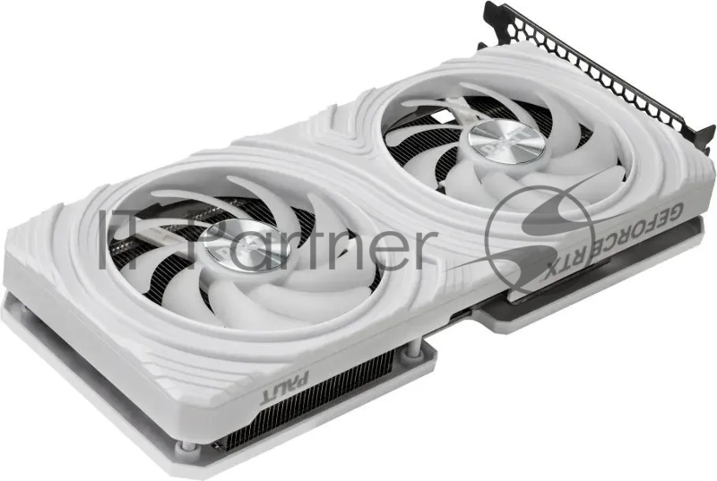 Видеокарта Palit PCI-E 4.0 RTX4060TI DUAL WHITE NVIDIA GDDR6 128 бит PCI-E 4.0 GPU 2310 МГц Активный 1xВыход HDMI 3xВыход DisplayPort NE6406T019P1-1048L