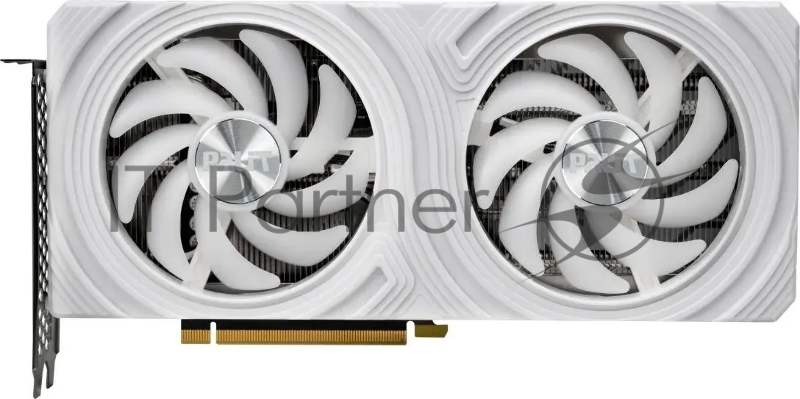 Видеокарта Palit PCI-E 4.0 RTX4060TI DUAL WHITE NVIDIA GDDR6 128 бит PCI-E 4.0 GPU 2310 МГц Активный 1xВыход HDMI 3xВыход DisplayPort NE6406T019P1-1048L